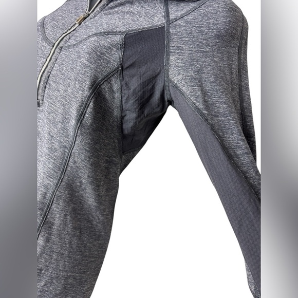 Lululemon Rulu Pace Setter Half Zip Pullover | Heathered Grey Size 4 - Picture 3 of 8